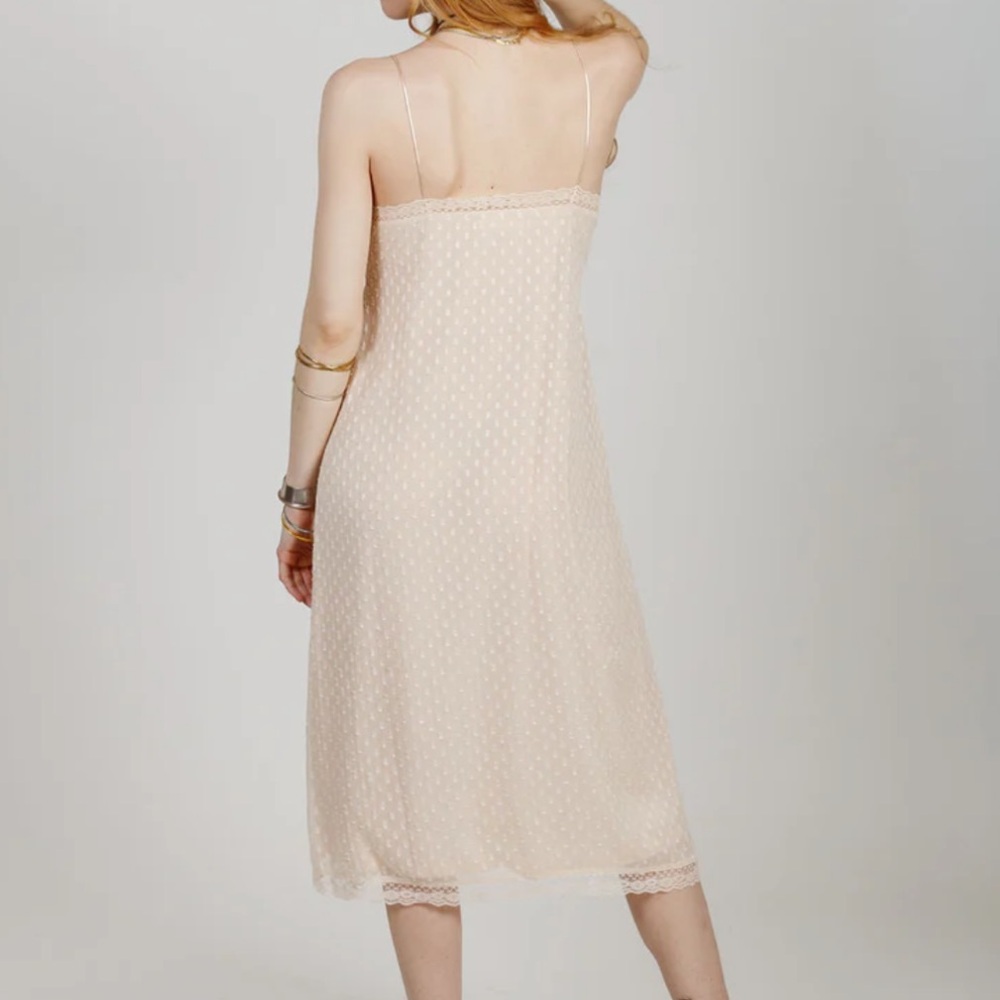 NWT Band of the Free | Amalie Ivory Slip Midi Dress M - Picture 2 of 16